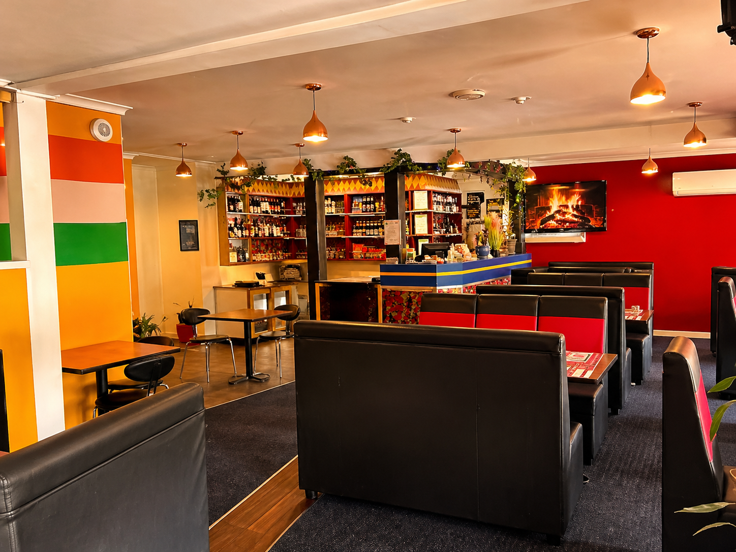 Swagat India bar area
